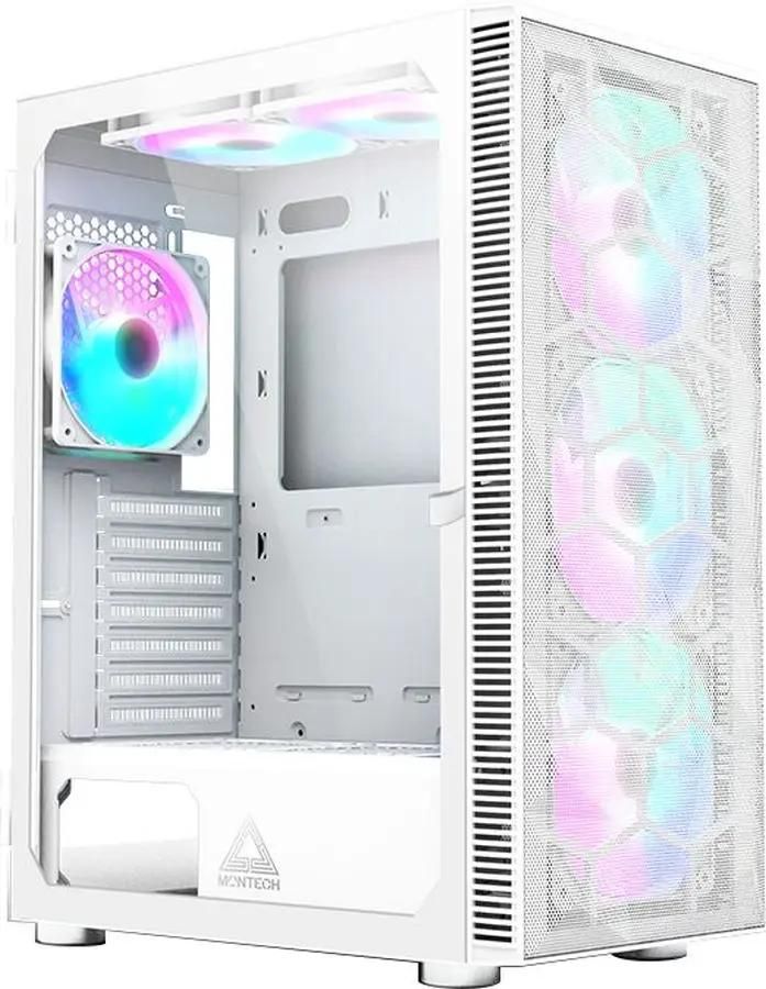 Корпус ATX MONTECH X3 Mesh, Midi-Tower, без БП,  белый [x3 mesh wh]